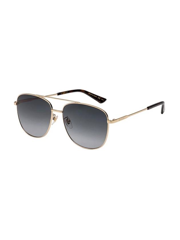 Eyewear Square Metal Sunglasses Gray - GUCCI - BALAAN 1