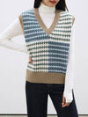 2even pattern knit vest - MONO AT.D - BALAAN 1