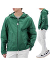 Etiache Rain Hooded Zip Up Emerald Green - MONCLER - BALAAN 2