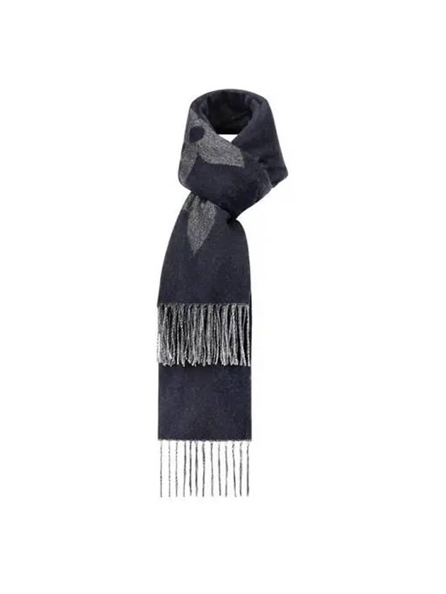 Men's Monogram Giant Scarf Navy - LOUIS VUITTON - BALAAN 6