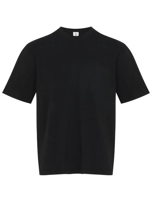 Men's Short Sleeve T-Shirt Black SW21ETS01BK - SOLEW - BALAAN 2