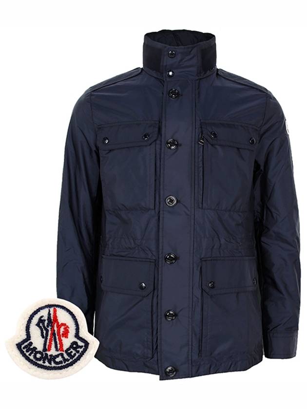 Navy Reds Windbreaker Zip Up Jacket LEZ 775 00624 - MONCLER - BALAAN 1