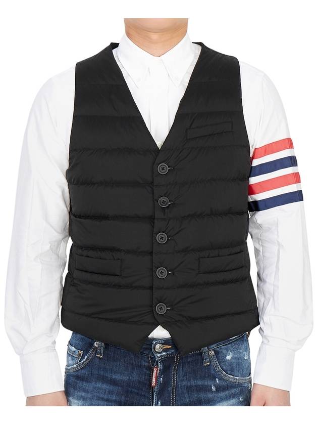 Button-Up Padded Vest Black - HERNO - BALAAN 4