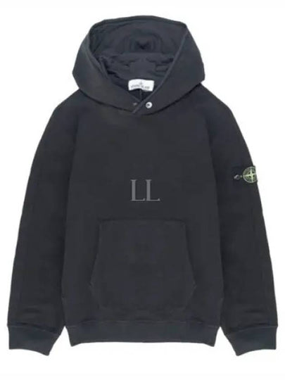 Compass Logo Patch Hoodie Black - STONE ISLAND - BALAAN 2