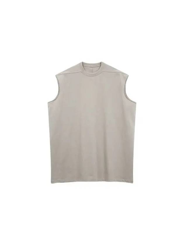 MEN Crew Neck Jumbo Sleeveless Top Warm Gray - RICK OWENS - BALAAN 1