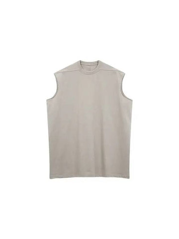 MEN Crew Neck Jumbo Sleeveless Top Warm Gray - RICK OWENS - BALAAN 1