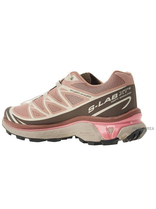 XT-6 Lace-Up Low-Top Sneakers Mahogany Rose - SALOMON - BALAAN 4