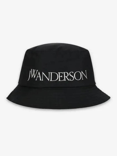 Embroidered Logo Bucket Hat Black - JW ANDERSON - BALAAN 2