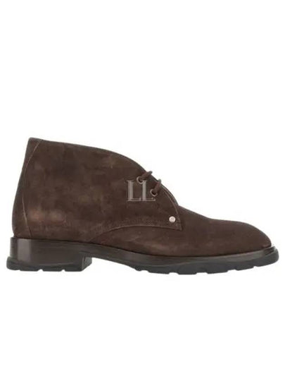 Lace-Up Ankle Boots Brown - ALEXANDER MCQUEEN - BALAAN 2