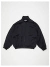 Fluid Logo Print Track Jacket Navy - ACNE STUDIOS - BALAAN 2