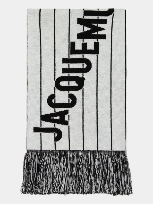 L'echarpe Liga Scarf - Jacquemus - Wool - Black - JACQUEMUS - BALAAN 2