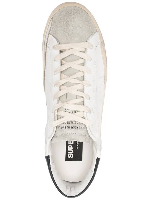 Superstar Black Tab Low Top Sneakers White - GOLDEN GOOSE - BALAAN 5