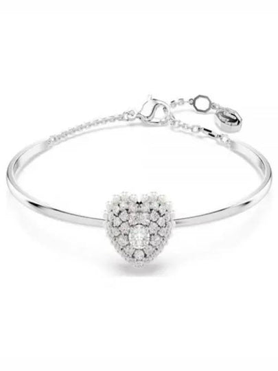 Idyllia Heart Bangle Bracelet Silver - SWAROVSKI - BALAAN 2