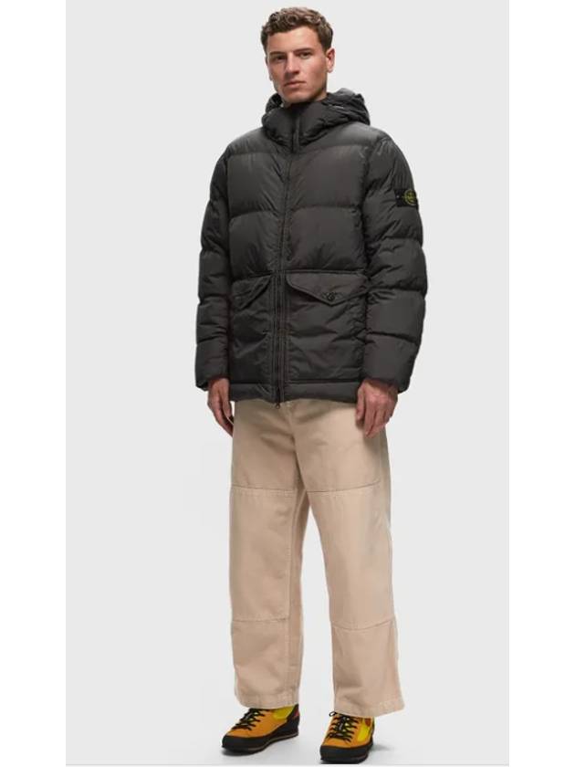 Crinkle Reps Re-Nylon Down Padding Grey - STONE ISLAND - BALAAN 3