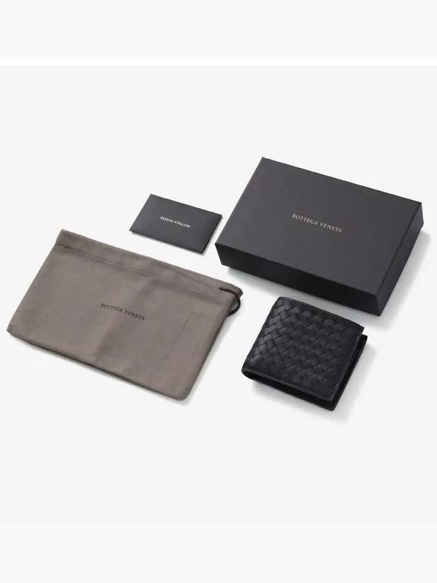 Intrecciato Coin Pocket Half Wallet Espresso - BOTTEGA VENETA - BALAAN 4