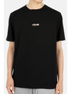 Men's Stamp Micro Logo Printing Short Sleeve Black - AUTRY - BALAAN 3