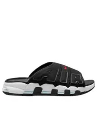 Air More Uptempo Slide Slippers Black - NIKE - BALAAN 1