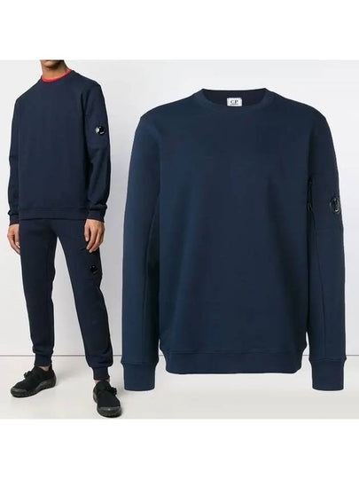 11Th Anniversary Wappen Crew Neck Sweatshirt Navy - CP COMPANY - BALAAN 2