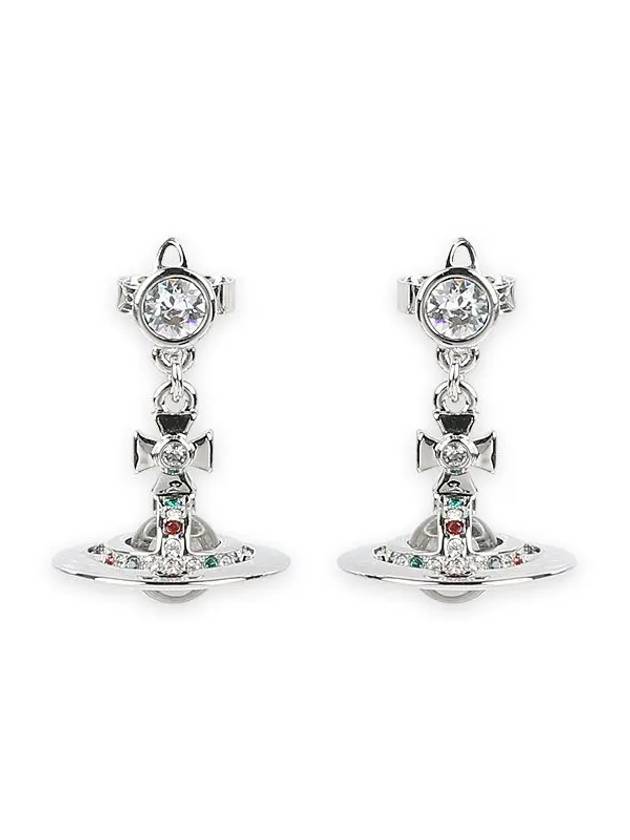 New Petite ORB Earrings Silver - VIVIENNE WESTWOOD - BALAAN 3