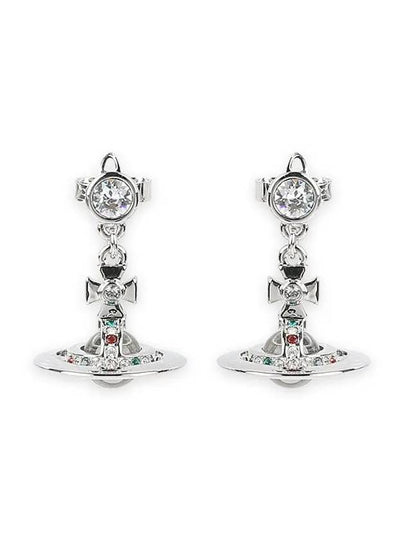 New Petite ORB Earrings Silver - VIVIENNE WESTWOOD - BALAAN 2