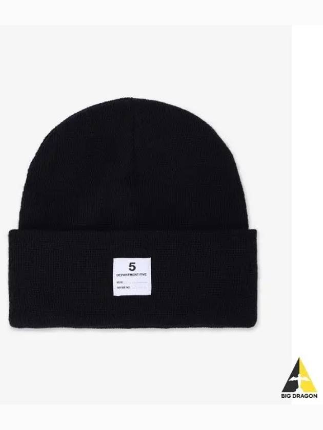 DEPARTMENT FIVE Logo Beanie Black XZ00102MF0010999 - DEPARTMENT 5 - BALAAN 1