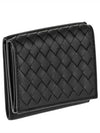 Intrecciato Small Card Wallet Black - BOTTEGA VENETA - BALAAN 2