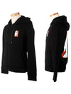 Lightning Bolt Zip Up Hoodie Black - NEIL BARRETT - BALAAN 3