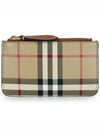 Check Strap Card Wallet Archive Beige - BURBERRY - BALAAN 3