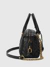 GG Marmont Small Top Handle Bag Black - GUCCI - BALAAN 8