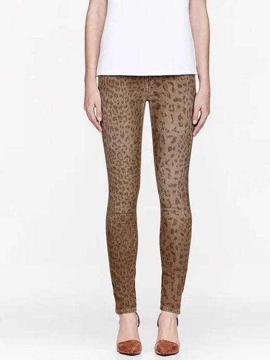 14FW corduroy leopard skinny jeans 13930736 Leopard - CURRENT ELLIOT - BALAAN 1