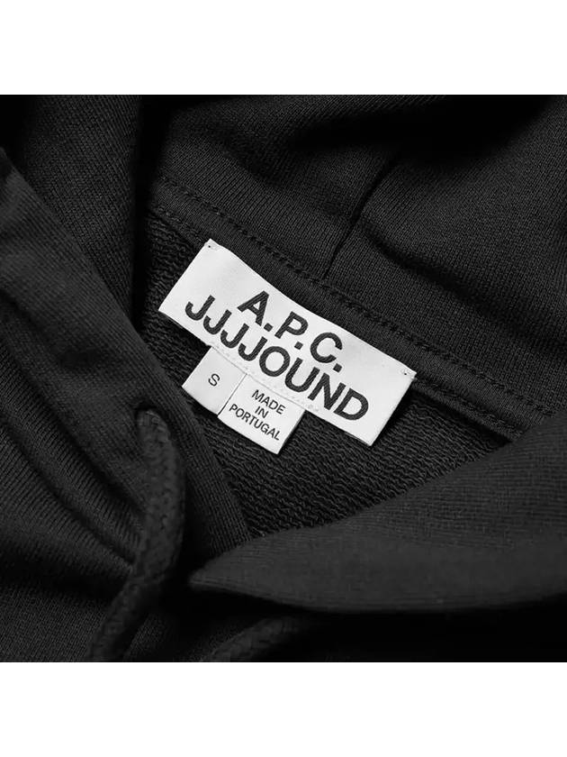 JJJJOUND Logo Hoodie Black - A.P.C. - BALAAN 4