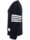 4 Bar Blazer Cotton Jacket Navy - THOM BROWNE - BALAAN 3