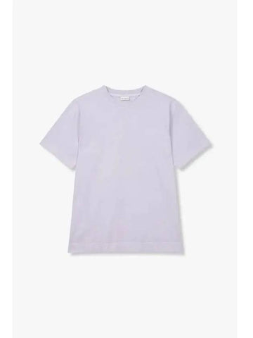 Men s Short Sleeve Crew Neck T Shirt Light Purple - DRIES VAN NOTEN - BALAAN 1