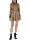 Vintage Check Wool Kilt pleated skirt Archive Beige - BURBERRY - BALAAN 2