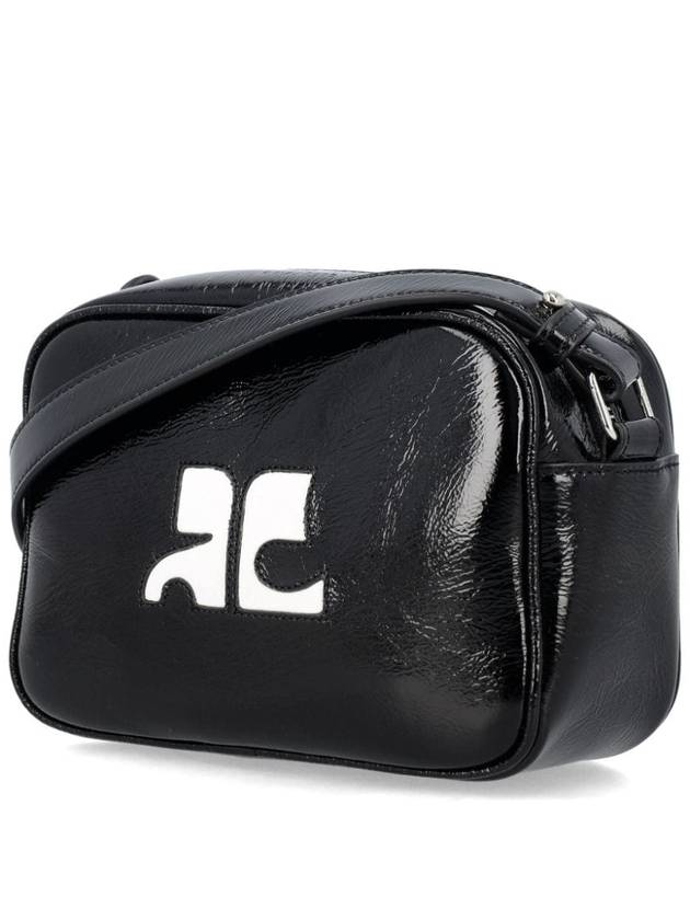 Reedition Logo Patch Cross Bag Black - COURREGES - BALAAN 4