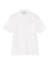 Men's Embroidered H Button Polo Shirt White - HERMES - BALAAN 1