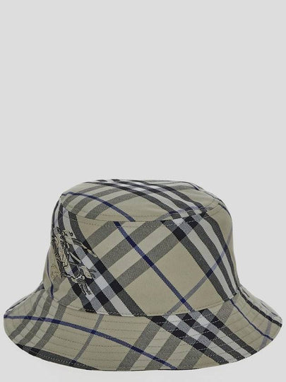 Check Bucket Hat Green - BURBERRY - BALAAN 2