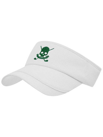 C23MHT002W Skull Pure Mesh Visor White Green Logo - CHUCUCHU - BALAAN 1