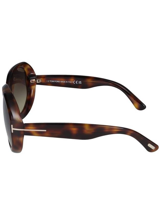 Eyewear Tortoiseshell Oval Frame Sunglasses FT1011 - TOM FORD - BALAAN 4