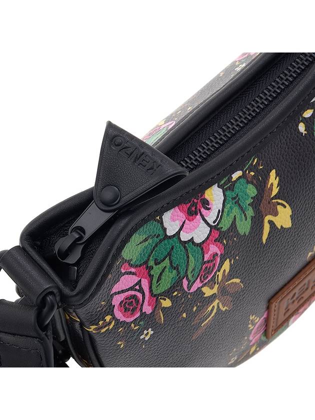 Women's Pop Bouquet Shoulder Bag Black - KENZO - BALAAN 10