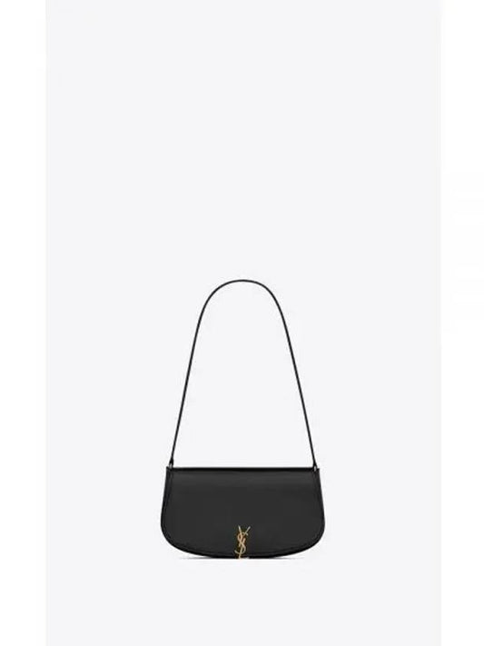 Voltaire Box Half-moon Shoulder Bag Black - SAINT LAURENT - BALAAN 2