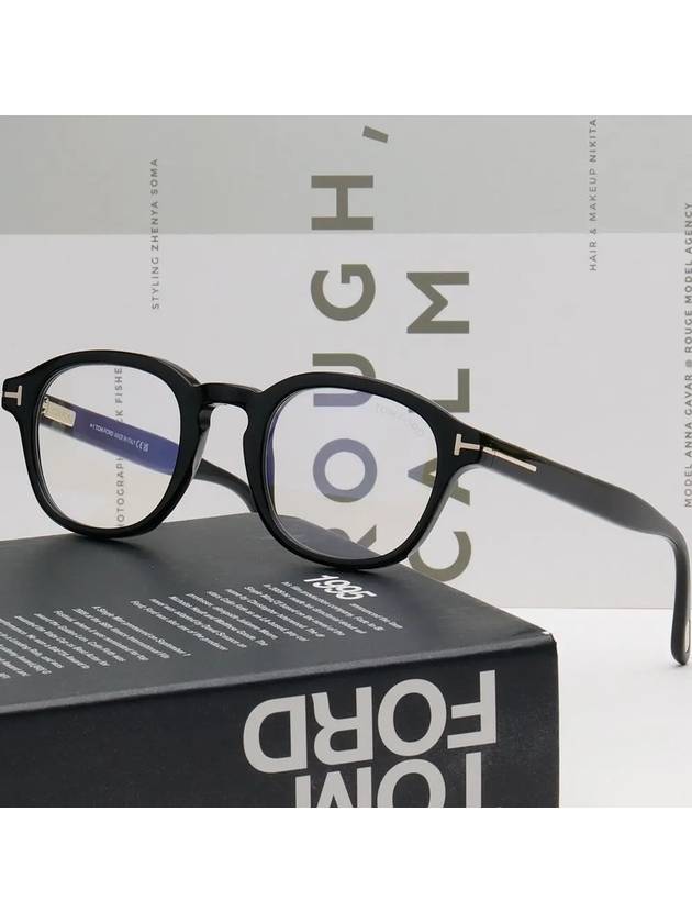 Eyewear Round Optical Eyeglasses Black - TOM FORD - BALAAN 3