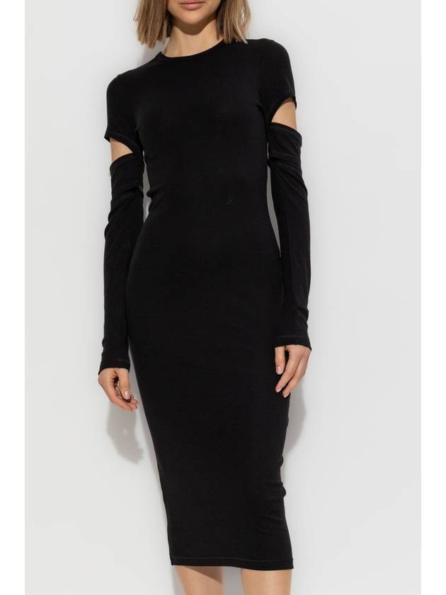 Helmut Lang Dress With Detachable Sleeves, Women's, Black - HELMUT LANG - BALAAN 5