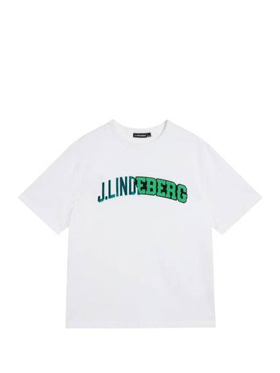 Camilo Graphic Short Sleeve T-Shirt White - J.LINDEBERG - BALAAN 2