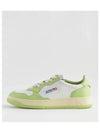 Women's Medalist Bi-Color Low-Top Sneakers Green - AUTRY - BALAAN 2