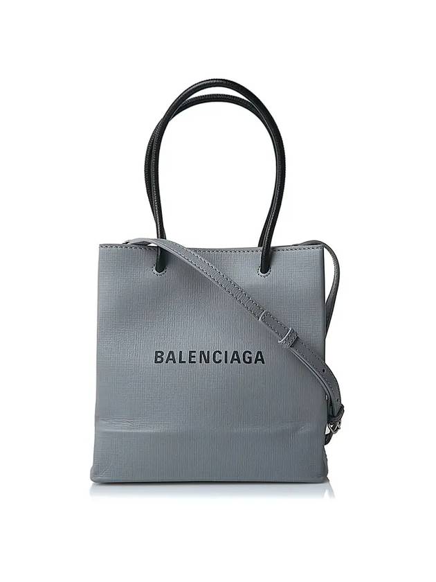 Shopping XXS North South Tote Bag Grey - BALENCIAGA - BALAAN 1