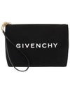 Logo Print Large Pouch Bag Black - GIVENCHY - BALAAN 2