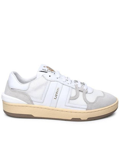 Clay Lace-Up Low Top Sneakers White - LANVIN - BALAAN 2