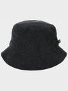 AU Australian graffiti corduroy bucket hat ST706000 black ONE SIZE - STUSSY - BALAAN 4