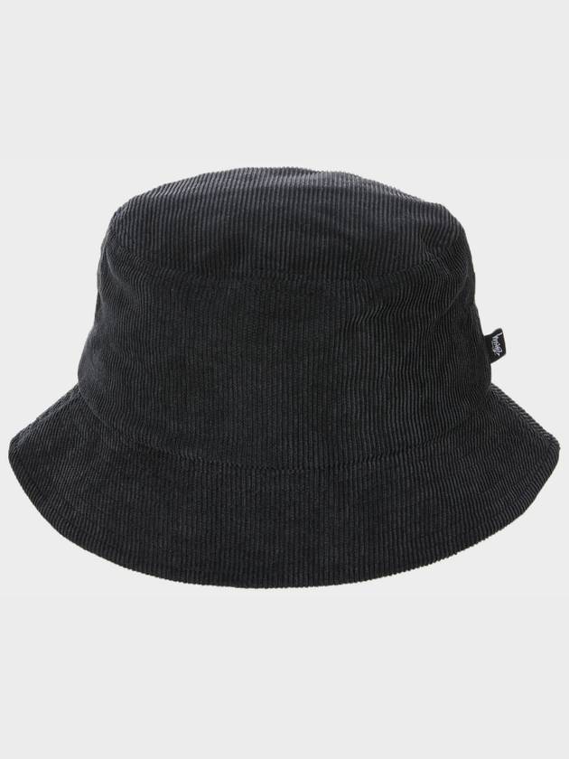 Graffiti Cord Bucket Hat Black - STUSSY - BALAAN 5